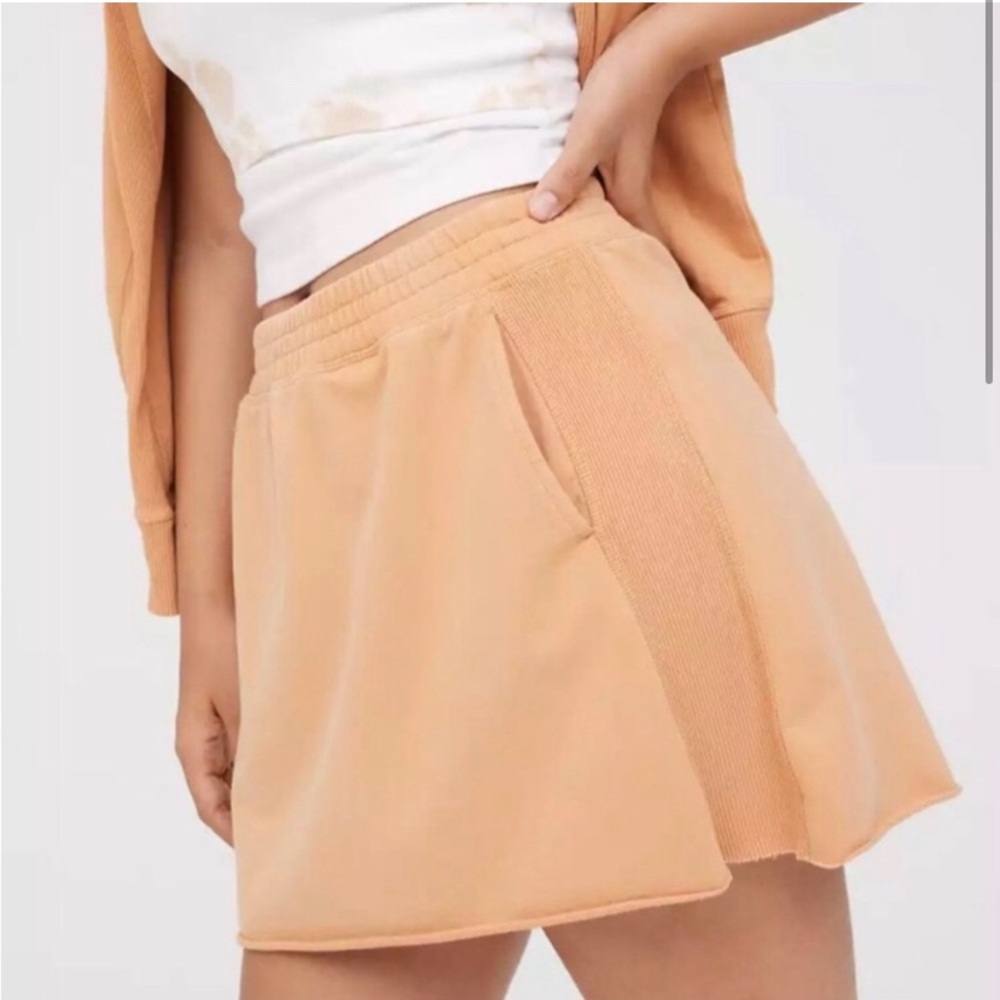 aerie Peach Mini Skirt